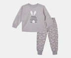 Gem Look Boys' Easter PJ Set - Grey