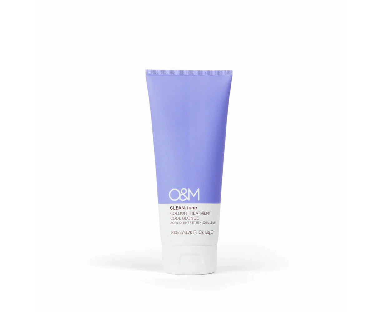 O&M Clean.Tone 200ml Color Treatment Colour Enhancing Conditioner Cool Blonde