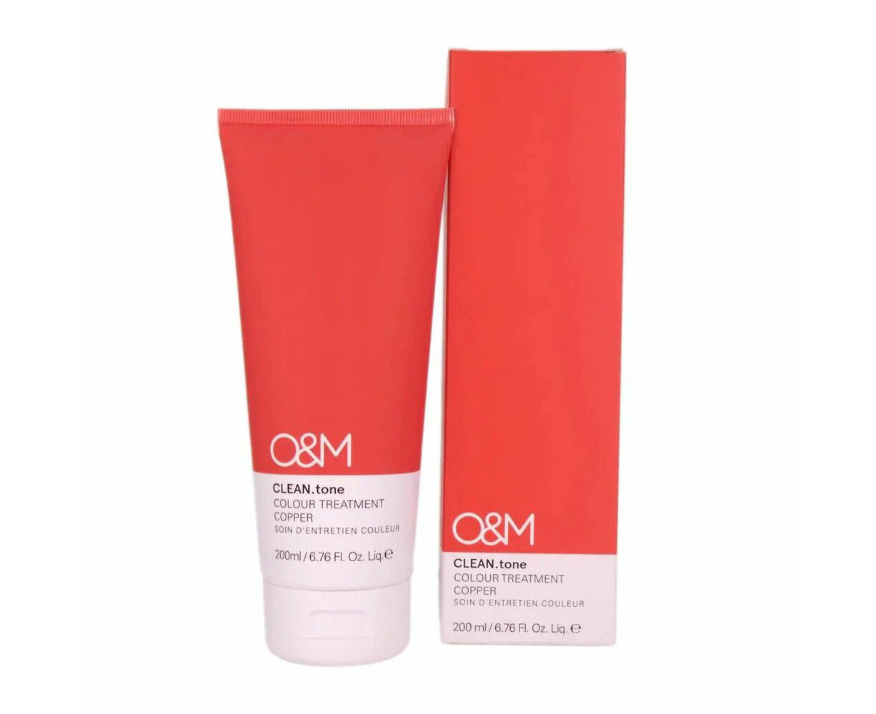 O&M Clean.Tone 200ml Colour Enhancing Treatment Womens Conditioner Copper