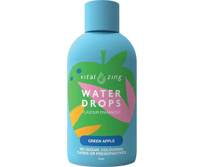 Vital Zing Water Drops Green Apple 45ml