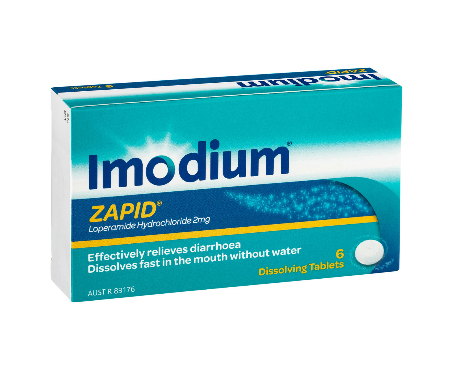 Imodium Zapid Diarrhoea Relief Dissolving Tablets 6 Pack