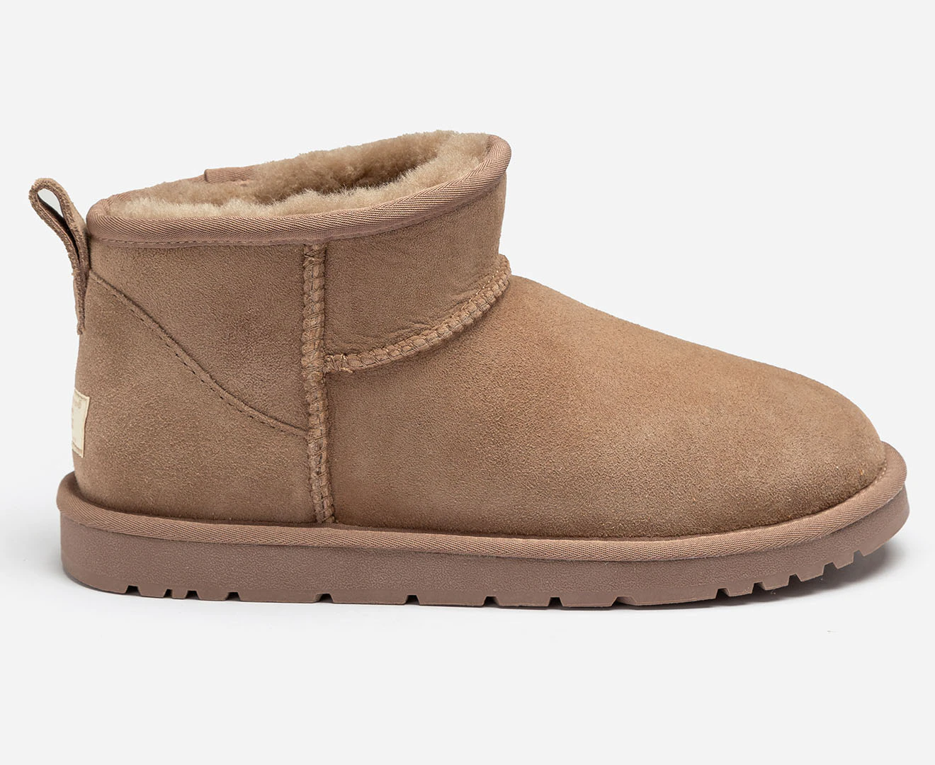 OZWEAR Connection Unisex Classic Ultra Mini Ugg Boots - Brown