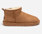 OZWEAR Connection Unisex Classic Ultra Mini Ugg Boots - Chestnut