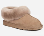 OZWEAR Connection Unisex Collar Slippers - Brown