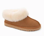 OZWEAR Connection Unisex Collar Slippers - Chestnut