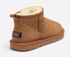 OZWEAR Connection Unisex Classic Ultra Mini Ugg Boots - Chestnut