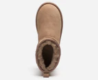 OZWEAR Connection Unisex Classic Ultra Mini Ugg Boots - Brown