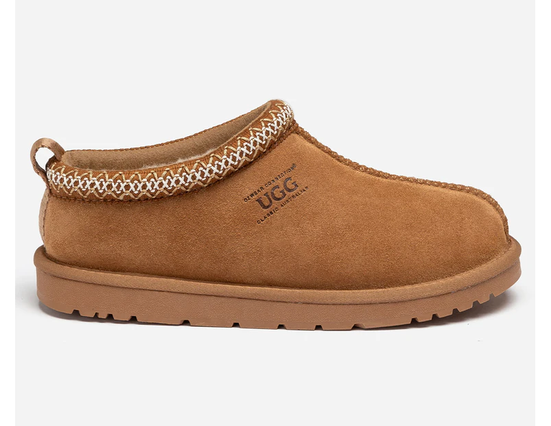 OZWEAR Connection Unisex Sydney Slippers - Chestnut