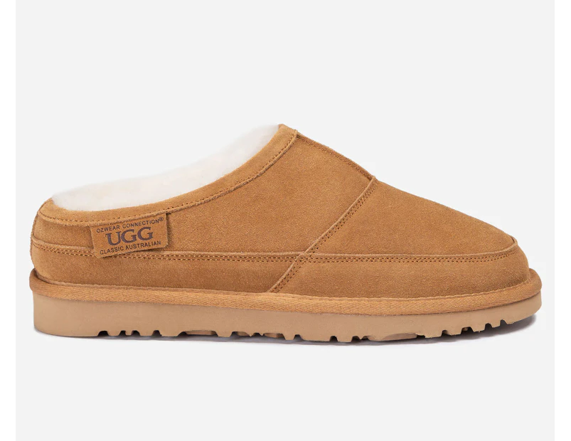 OZWEAR Connection Men's Carter Slippers - Chestnut