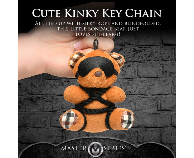 Master Series Rope Teddy Bear Keychain