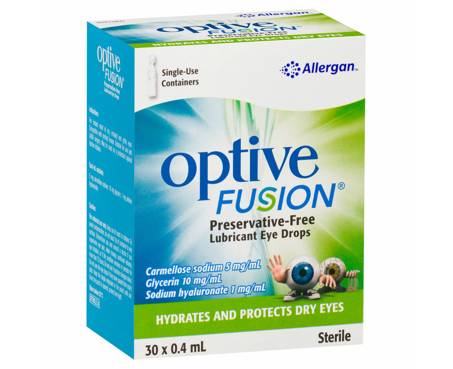 Optive Fusion Eye Drops 30 X 0.4mL