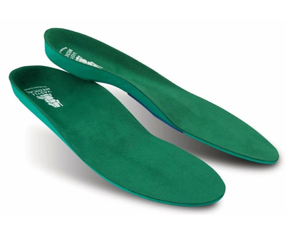 Vasyli Custom Green LOW Density Full Length Orthotics Arch Support