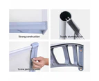 InstaHut Window Door Awning Canopy 1.5mx3m Transparent Sheet Grey Plastic Frame