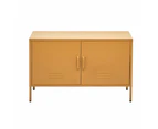 ArtissIn Buffet Sideboard Metal Cabinet - BASE Yellow