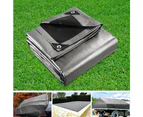 InstaHut Tarp Tarpaulin 9x12m Canvas Camping Heavy Duty Sun Cover