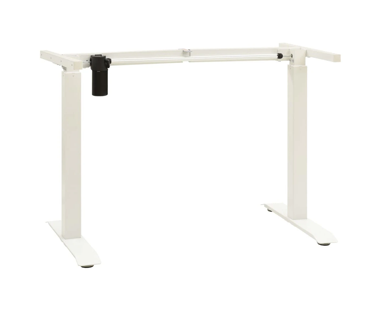 vidaXL Electric Motorised Standing Desk Frame Height Adjustable White