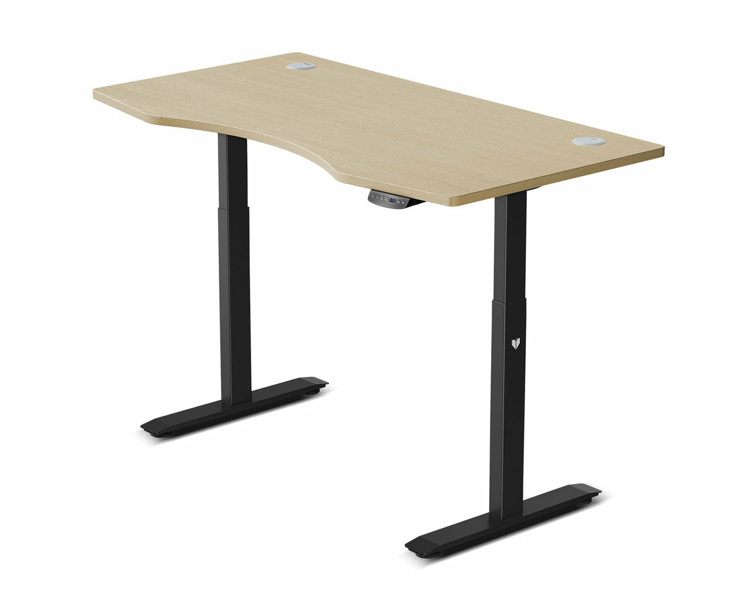 Standing Desks Lifespan Fitness Ergodesk Automatic Standing Desk 1800Mm (Oak) + Cable Management Tray