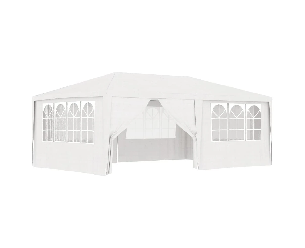 vidaXL Professional Party Tent with Side Walls 4x6 m White 90 g/m²