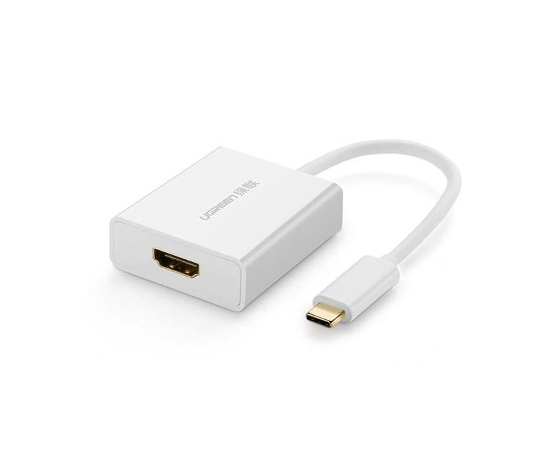 Ugreen USB-C to HDMI Adapter Interface 1.4 Version HDCP Compliant 20cm White