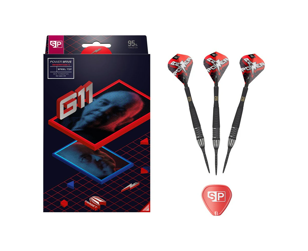 Target Power 9Five Gen 11 95% Tungsten Dart Board Steel Tip Darts