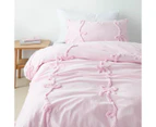 Target Bonnie Bows Textured Quilt Cover Set