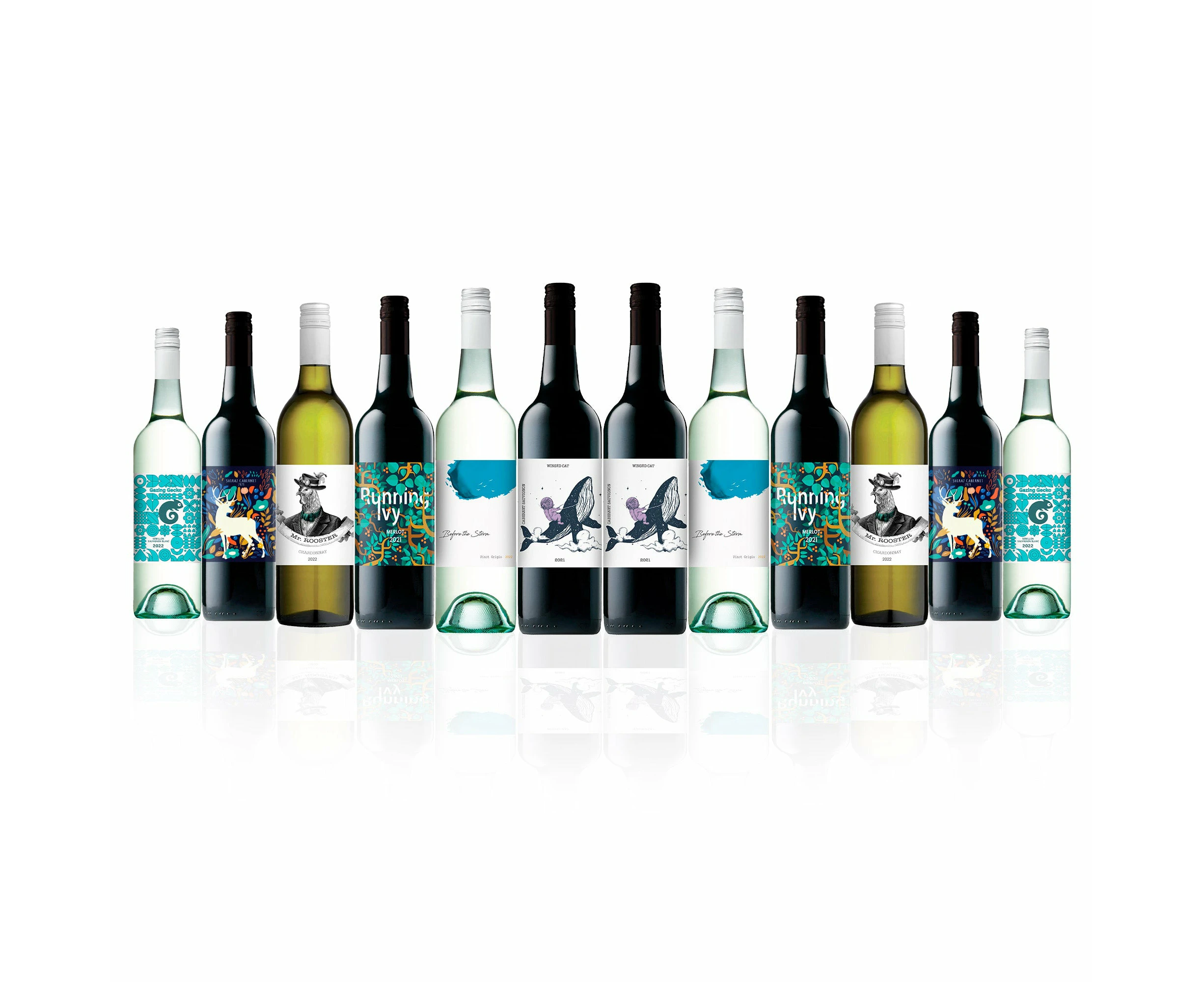 Mixed Aussie Wine Dozen (12 Bottles)