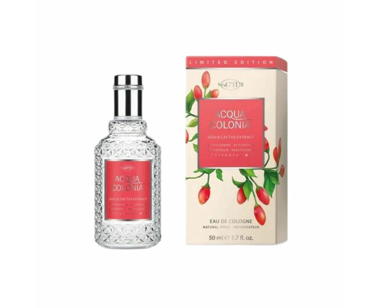 4711 Acqua Colonia Goji & Cactus Extract Eau De Cologne Spray Unisex 50ml