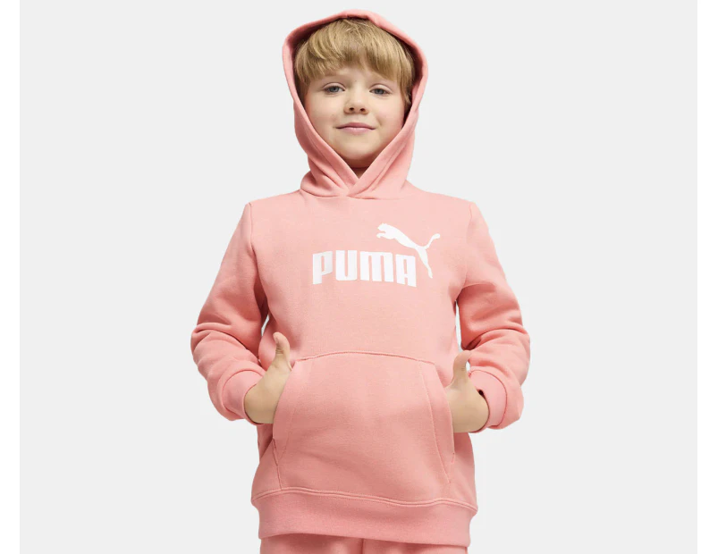 Puma Kids'/Youth Essentials No. 1 Logo Hoodie - Pink Fruit