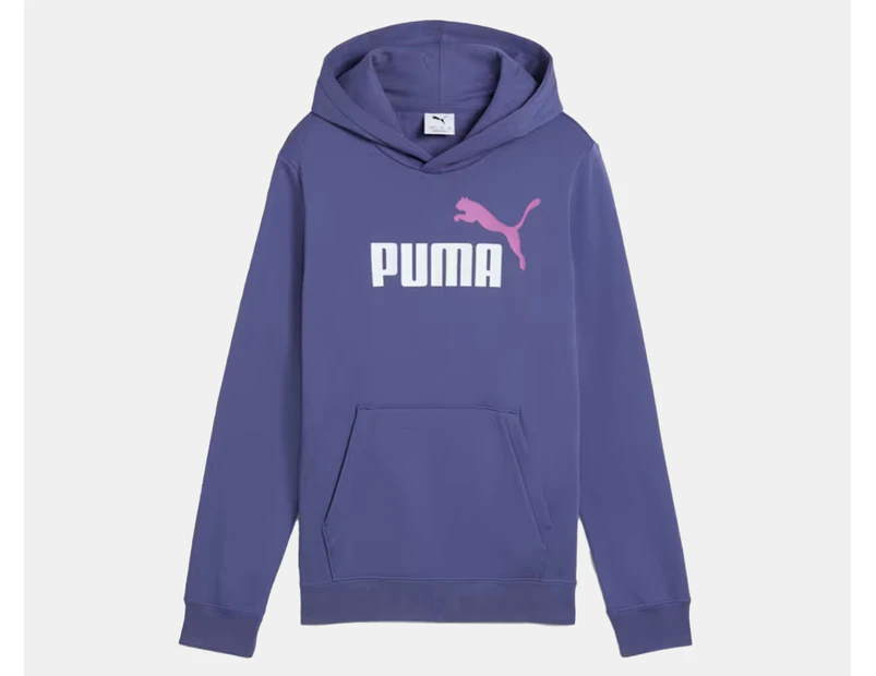 Puma Kids'/Youth Essentials 2-Colour No. 1 Logo Hoodie - Blue Crystal