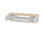 Artiss TV Cabinet Entertainment Unit Stand 180CM White Wood