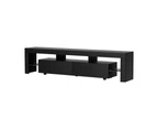 Artiss TV Cabinet Entertainment Unit Stand RGB LED 200cm Black