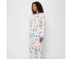 Target Family Matching Australian Cotton Bunny Head Waffle Pyjama Set