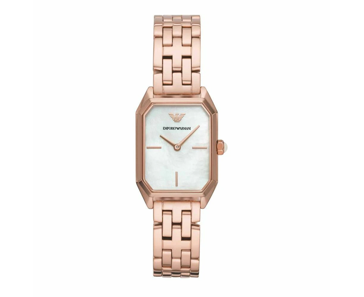 Armani Rose Gold Steel Watch