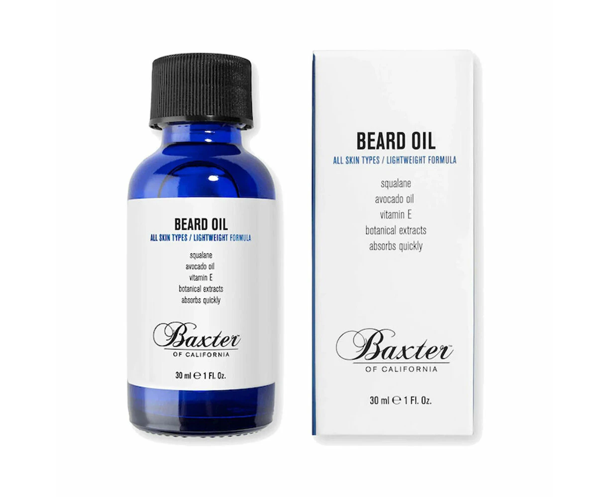 Baxter of California Men's Moisturising Lightweight Beard Grooming Oil 30ml