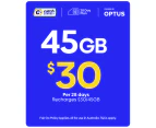 Catch Connect 28 Day Mobile Plan - 45GB