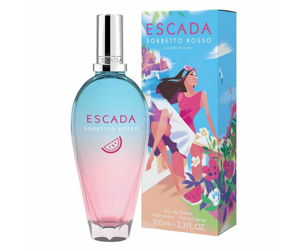 Escada Sorbetto Rosso EDT Eau de Toilette Spray Perfume For Women 100ml