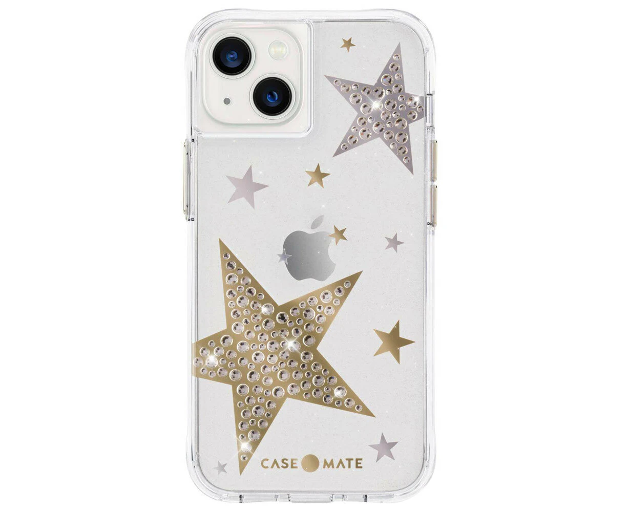 Case-Mate Antimicrobial Case Protection Cover f/ Apple iPhone 13 Sheer Superstar