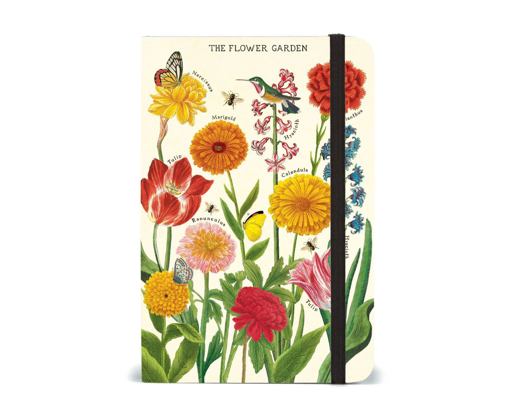 Cavallini 256 Pages Notebook/Journal Writing Stationery Small Flower Garden