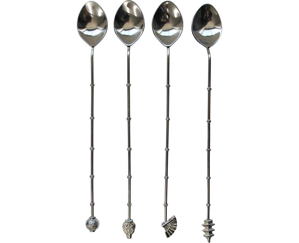 4pc LVD Stainless Steel Stirrers Spoon Kannika Home/Kitchenware Decor 5x22cm