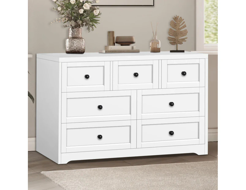 ALFORDSON 7 Chest of Drawers Hamptons Storage Cabinet White