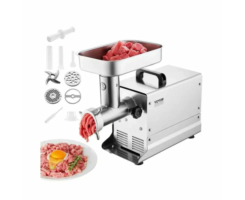 5lb Stainless Steel Meat Grinder Sausage Maker Commercial Mincer for Kitchen Restaurant