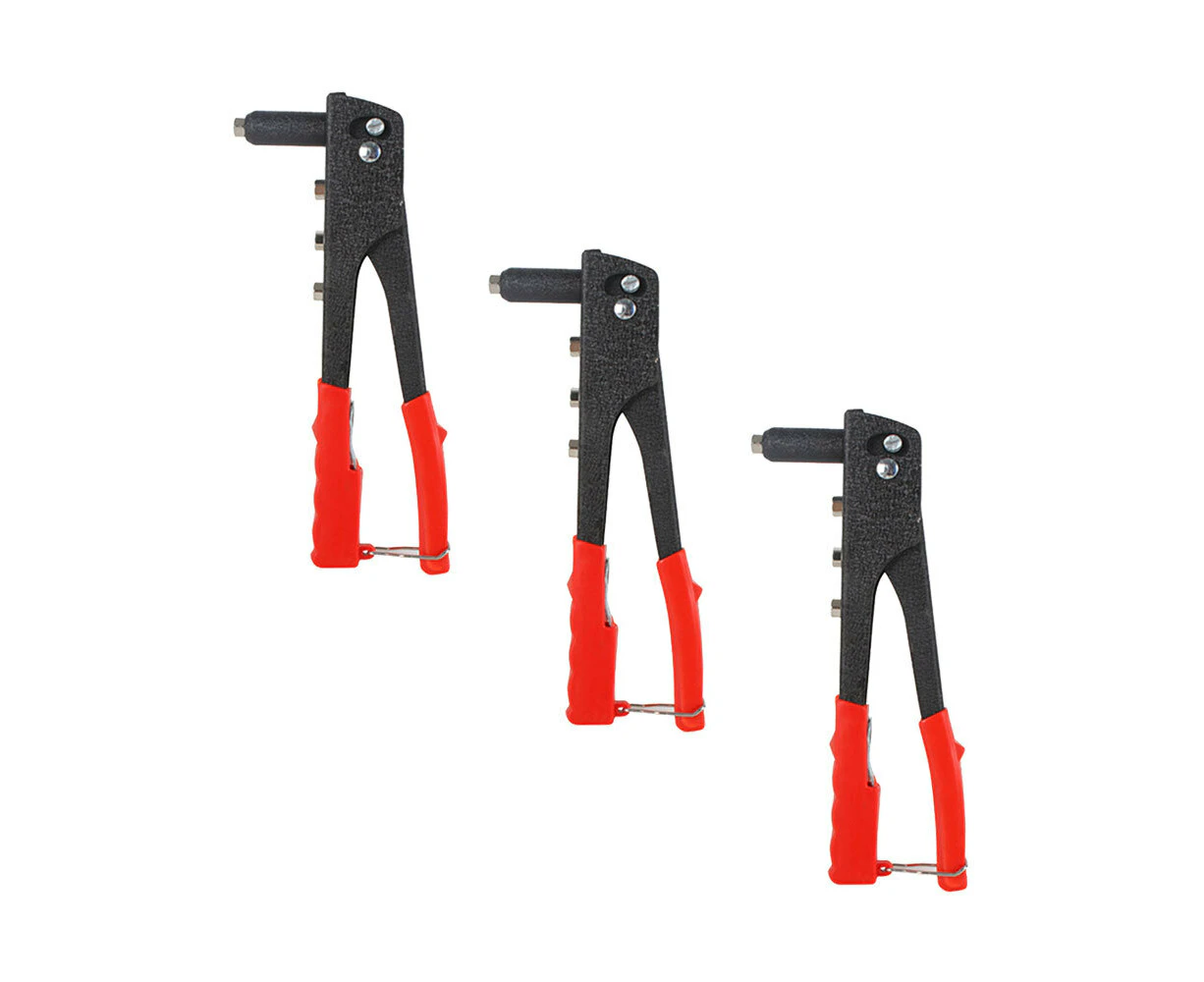 3x 60Pcs Promax Riveter Gun w/ Rivets Set Heavy Duty Home Improvement DIY