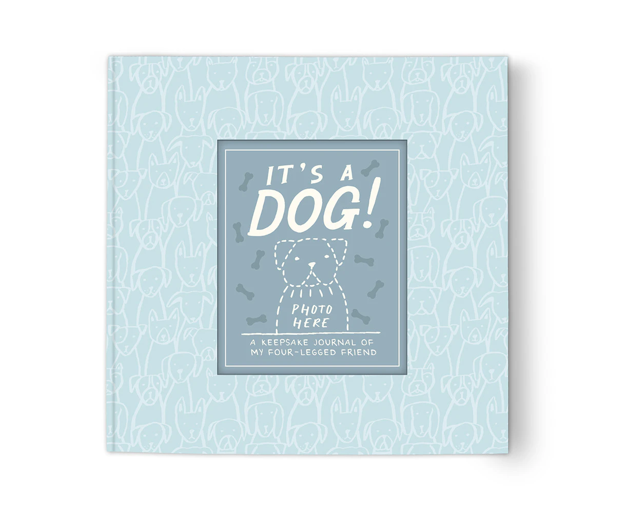 Studio Oh Guided Journal Diary w/ 5-Pockets Writing Stationery It's a Dog!