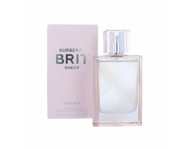 Burberry Brit Sheer Women's Fragrance Eau de Toilett Perfume Scent 50ml EDT