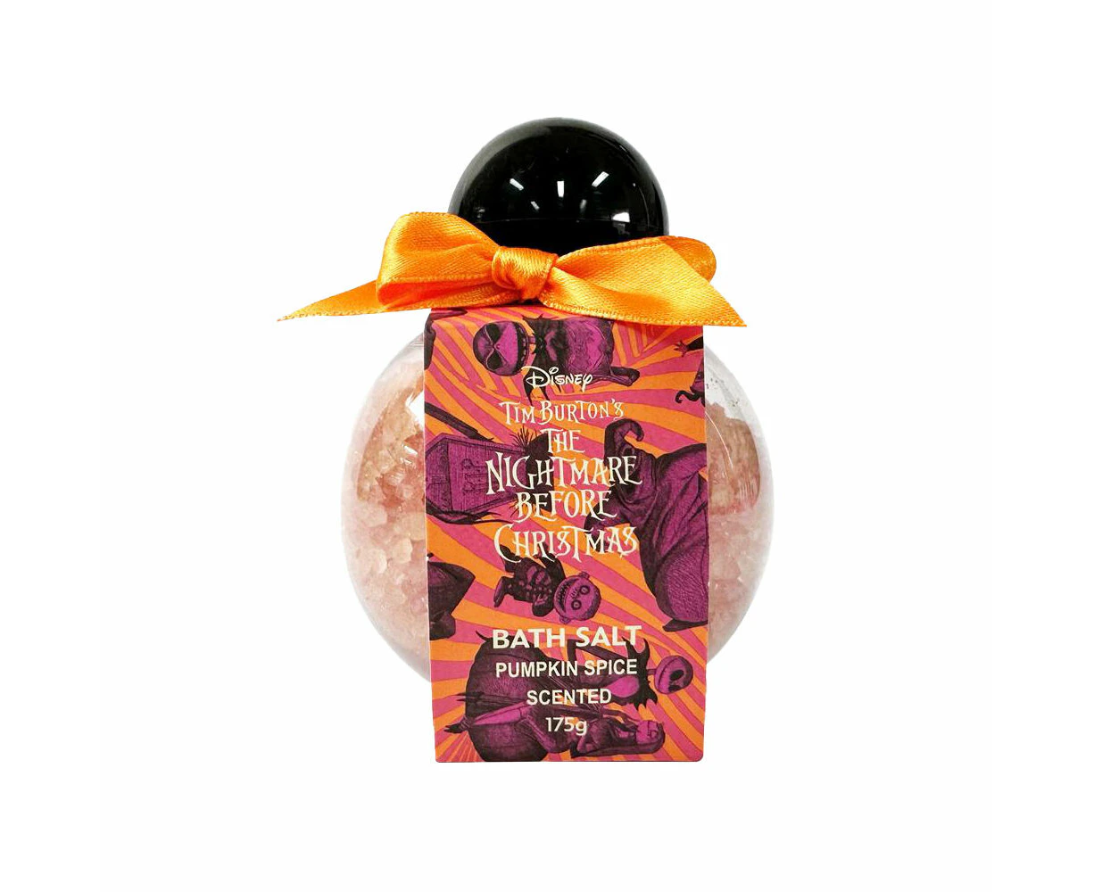 Disney The Nightmare Before Christmas 175g Bath Salts Pumpkin Spice Scented