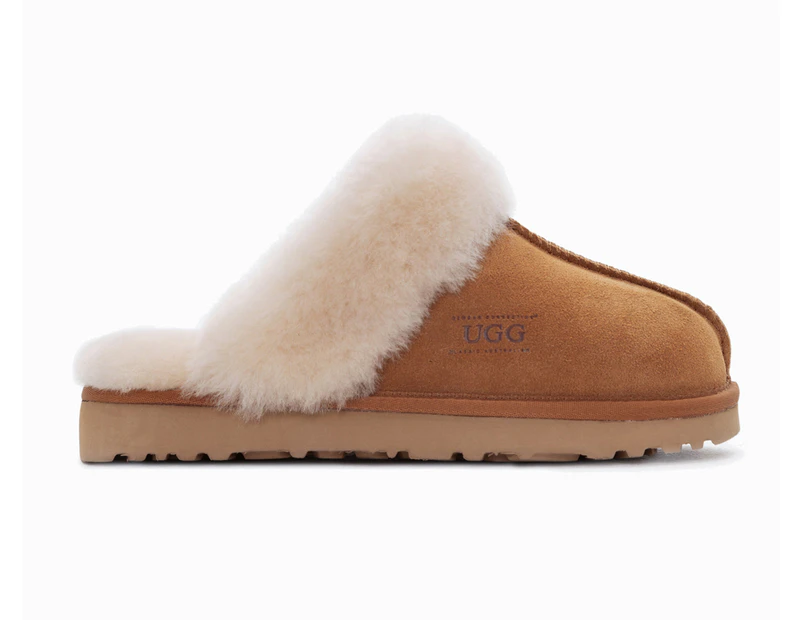 OZWEAR Connection Unisex Classic Scuffete Slippers - Chestnut