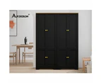 ALFORDSON Buffet Sideboard Cupboard Cabinet Kitchen Hallway Storage Shelf Black