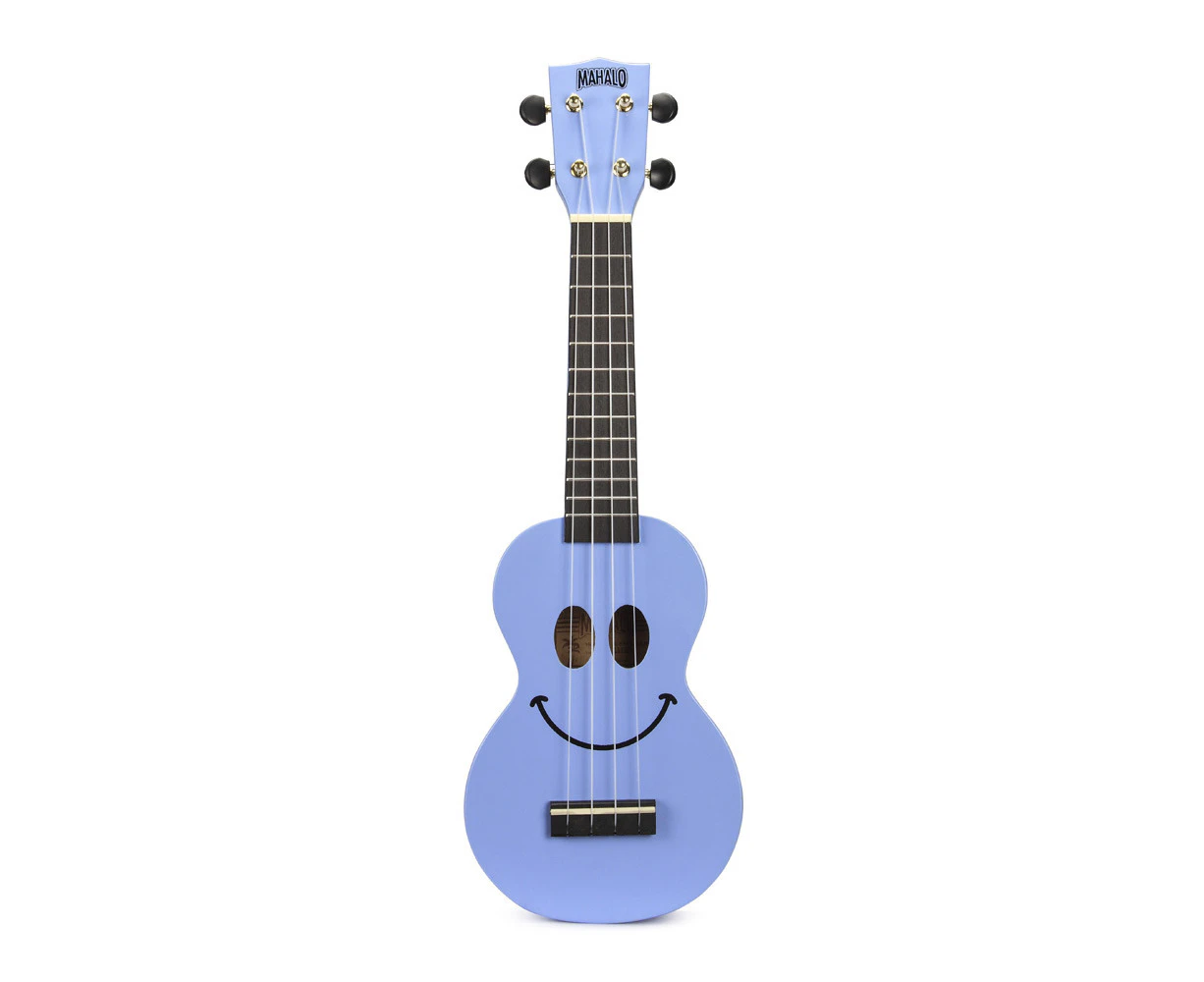 Mahalo U-Smile Series Soprano Ukulele (Light Blue)