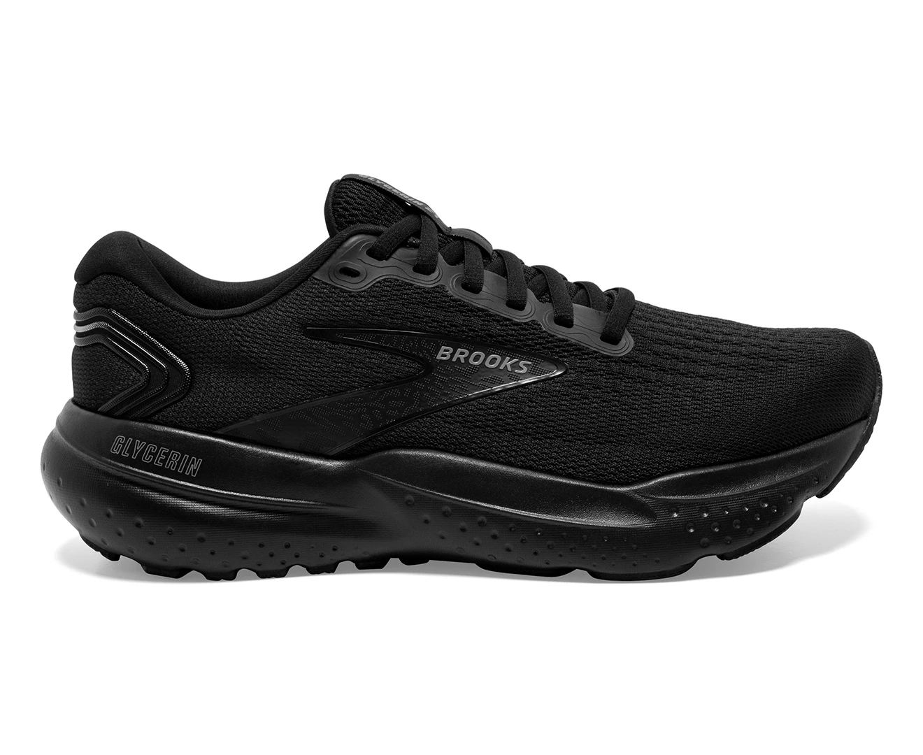 Brooks Men's Glycerin 21 Running Shoes - Black/Black/Ebony