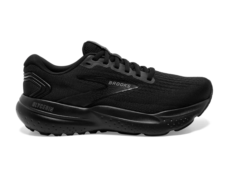 Brooks Men's Glycerin 21 Running Shoes - Black/Black/Ebony